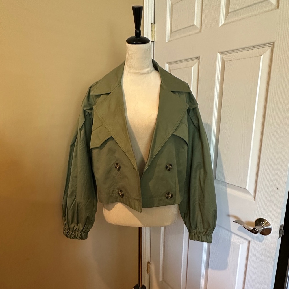 Free People Cropped Trench